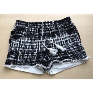 Black & White Shorts
