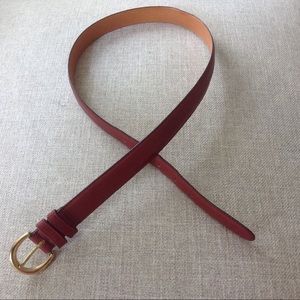 Coach leather belt