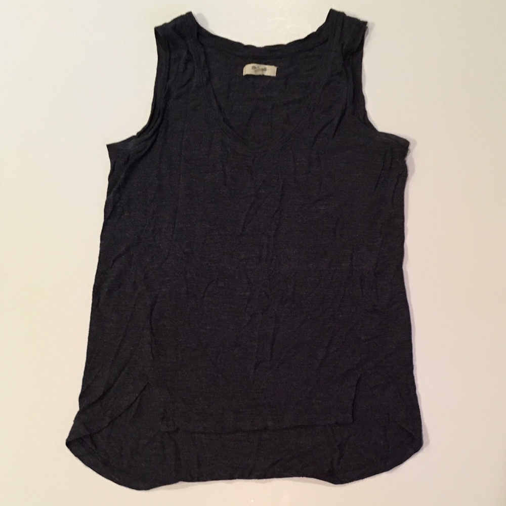 Madewell High-Lo Scoop Neck Tank Top