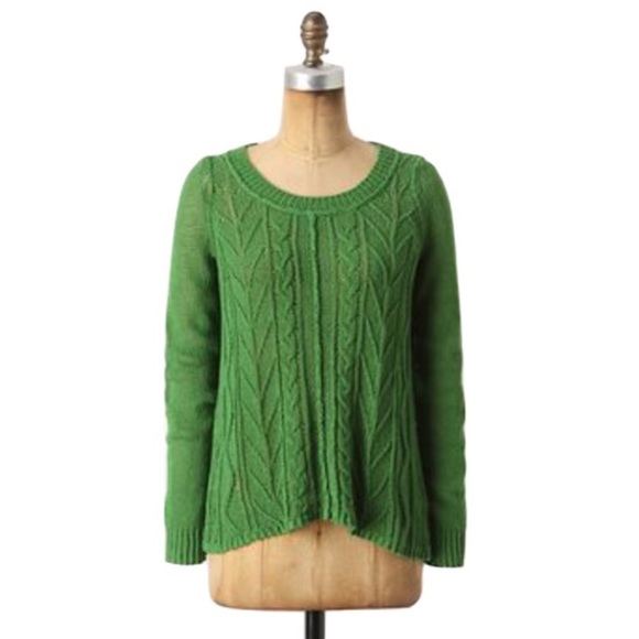 Anthropologie Sweaters - Sparrow Anthro Green Howth Pullover Sweater