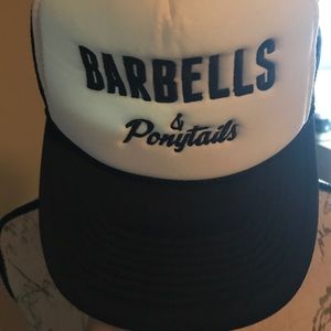 Barbells and Ponytails Trucker Hat