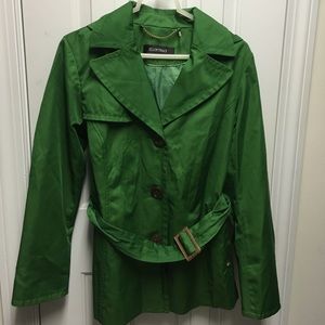 Ellen Tracy single breasted trench coat