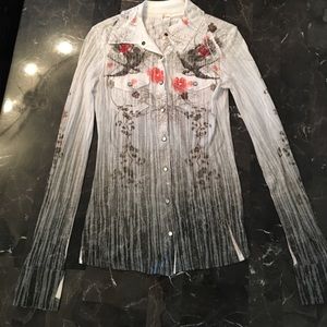 Guess button down long sleeve