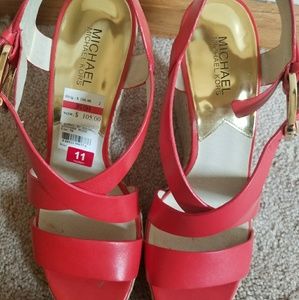Michael Kors wedged sandal NWT