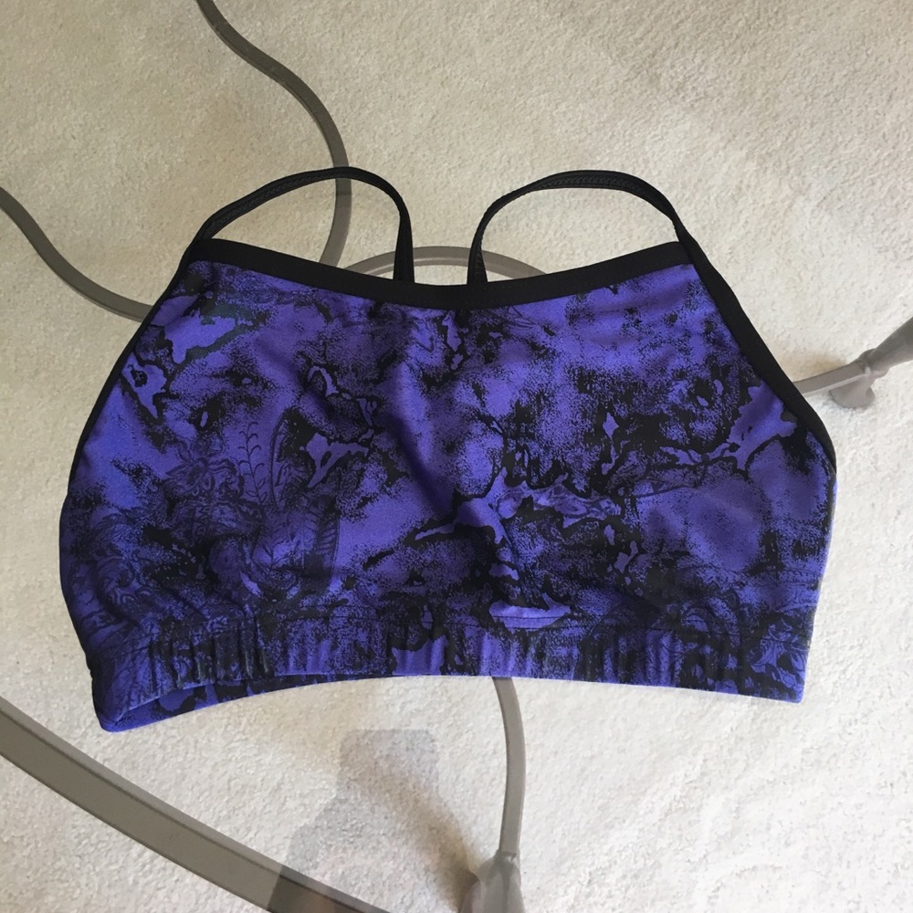 Motionwear Purple Sports Bra/Crop top