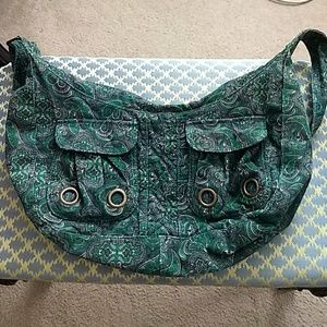 Multi color cross body bag