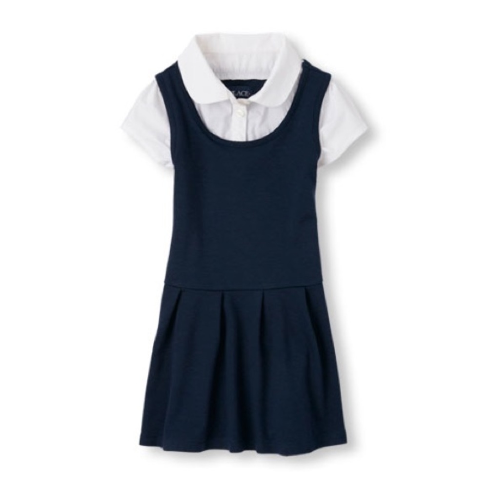 NWT Children's Place Short Sleeve Dress in Tidal