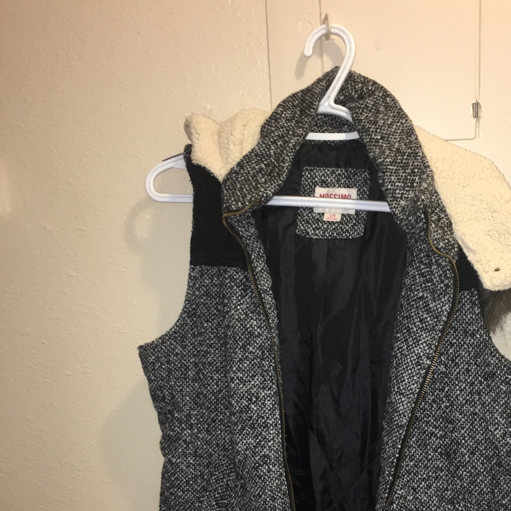 Black and White Vest