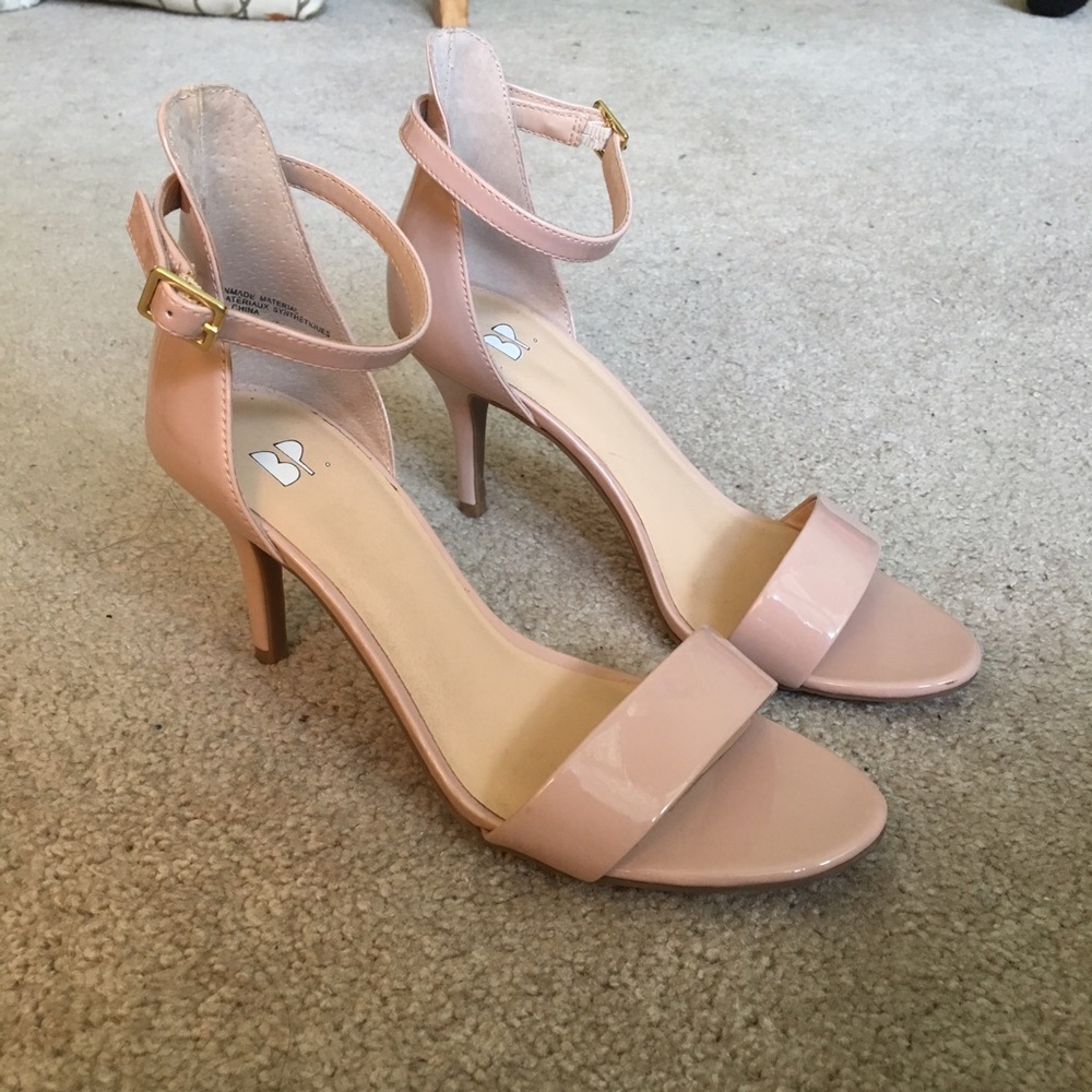 Size 7 Nude heel - BP Open Toe Dress Sandals