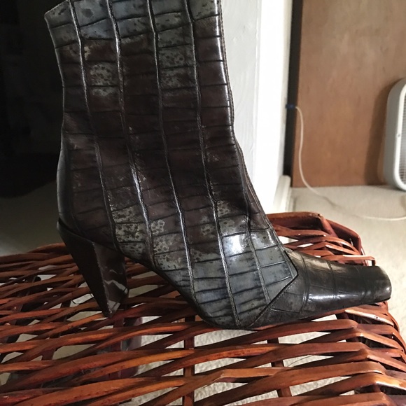 Collis'ee de sacha Paris boots ital leather Sz 37 - Picture 3 of 4