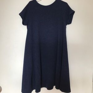 NAVY BLUE DRESS- ZARA (short sleeve)