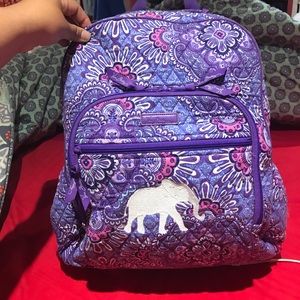 Vera Bradley Campus Tech Backpack in Lilac Tapestr