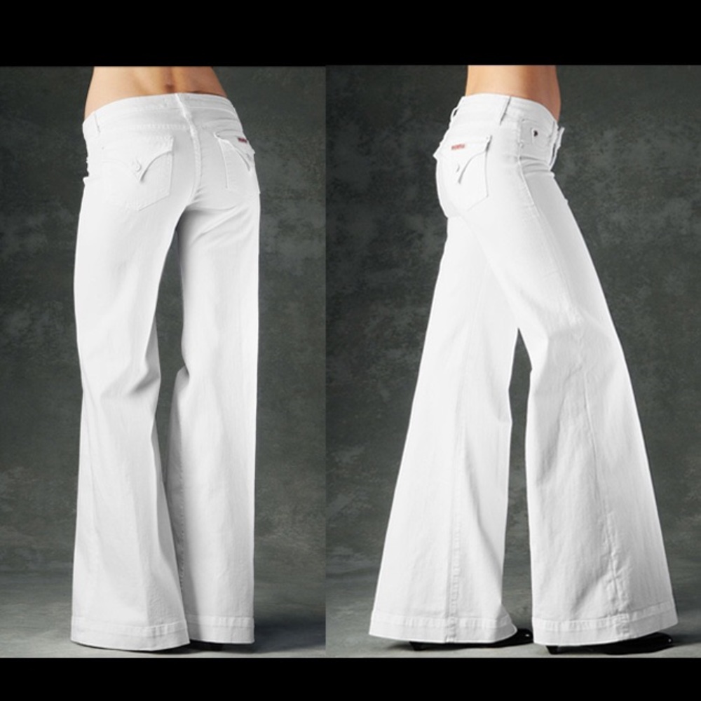 NWT DESIGNER Hudson Wide Legged Jeans