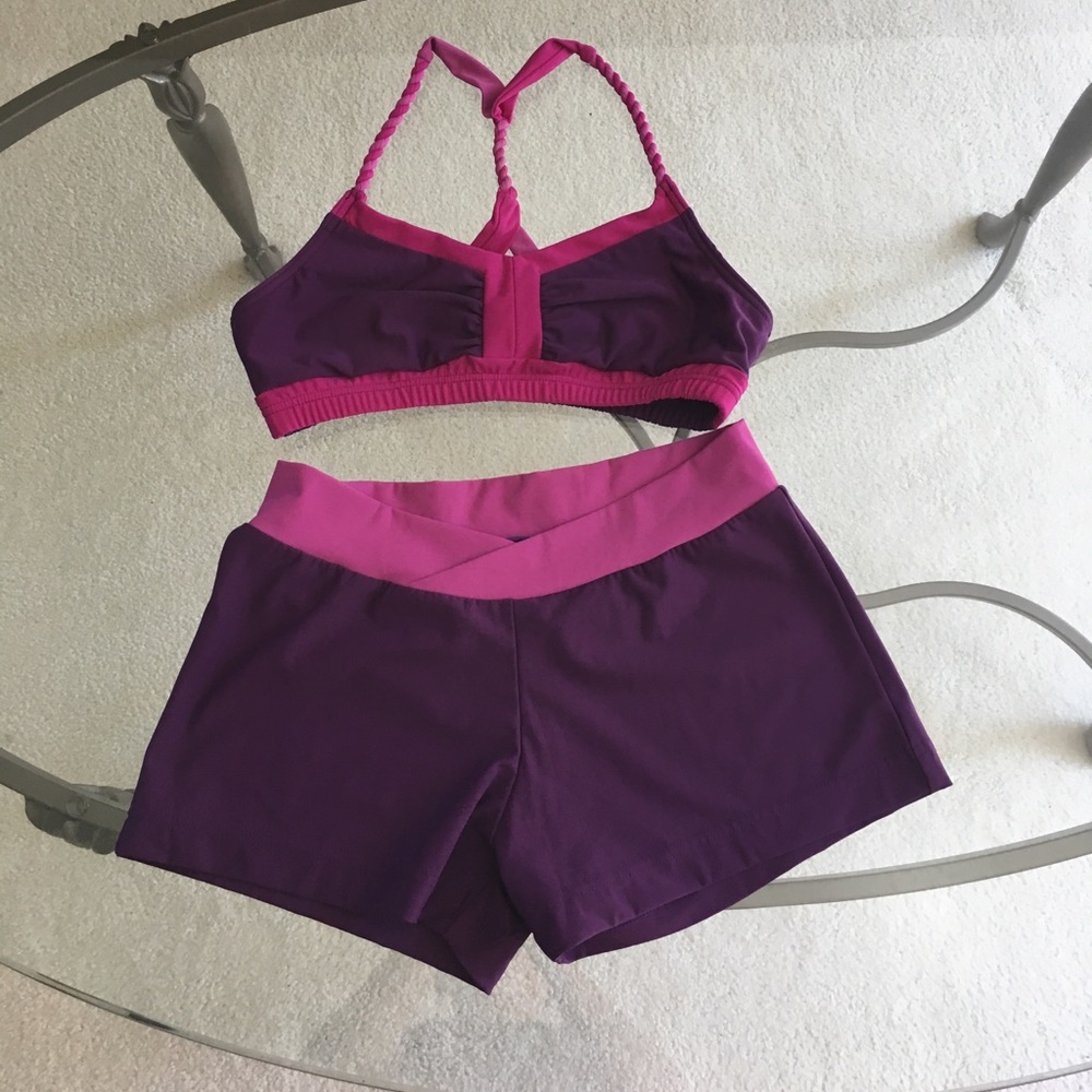 Capezio Sports Bra + Shorts Set