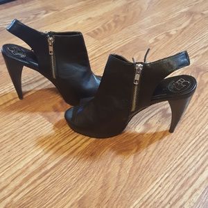 BCBGeneration peep toe booties