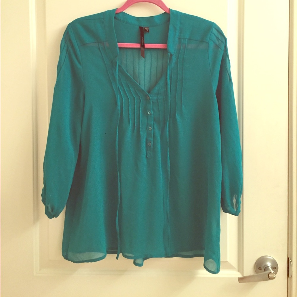 Bellatrix Turquoise Blouse!