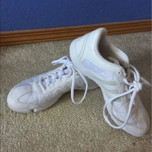 All white Adidas Gym Shoe