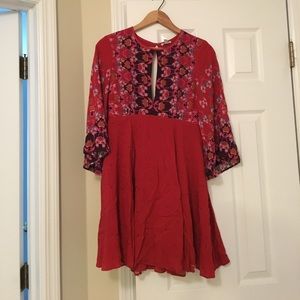 Fit and flare mini dress