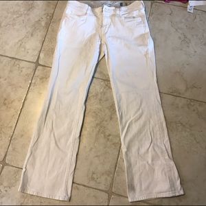 White bootcut jeans