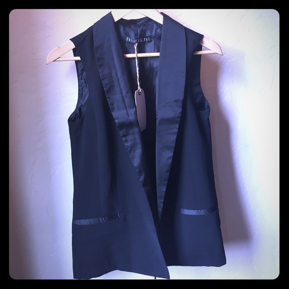 Tuxedo style vest