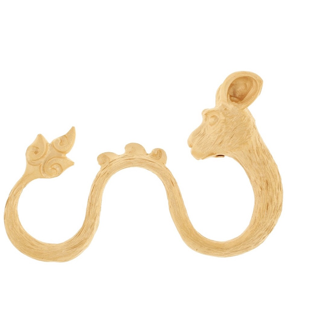 Valentino Rabbit Gold-plated 3-finger Ring