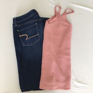 🦅 American Eagle denim skinny jeans. Size 6