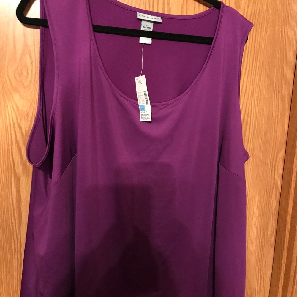 Catherine's purple tank top beautiful color. NWT