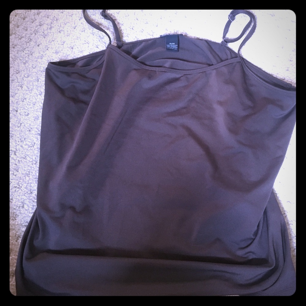 Lane Bryant brown tank top