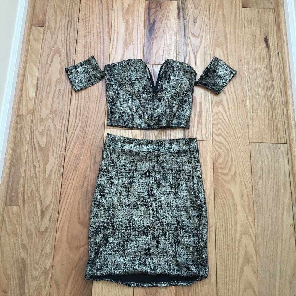 Cute glittery two piece outfit!