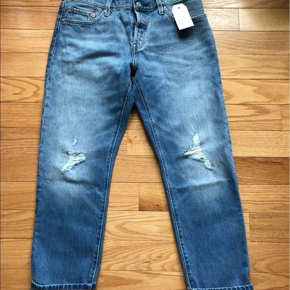 Levi's 501 Boyfriend Jeans