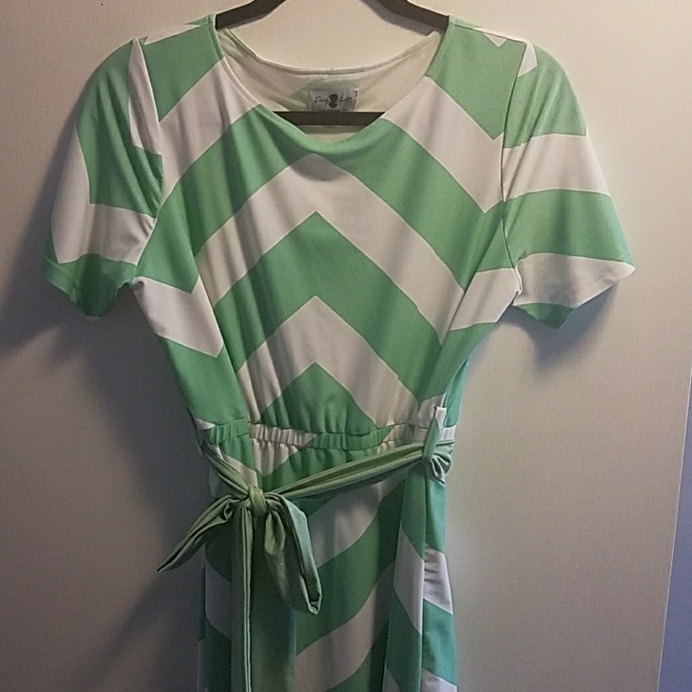 Dainty Jewels Chevron Swim Dress