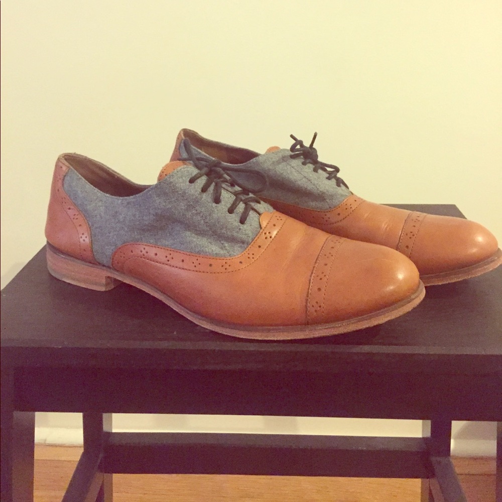 Cole Haan Leather Oxfords