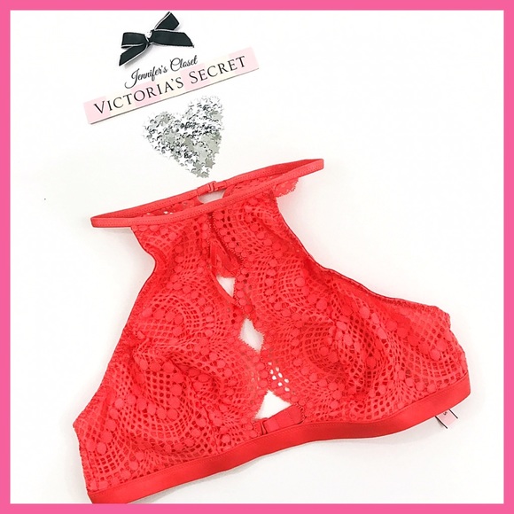 Victoria's Secret Other - •Victoria’s Secret• Open Lace High Neck bralette