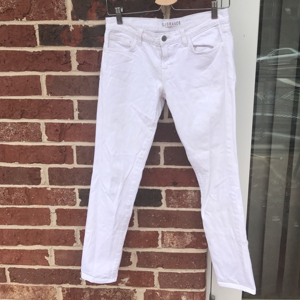 White j brand skinny jeans