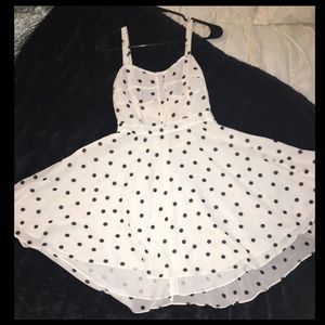 URBAN OUTFITTERS B&W Polka Dot Dress
