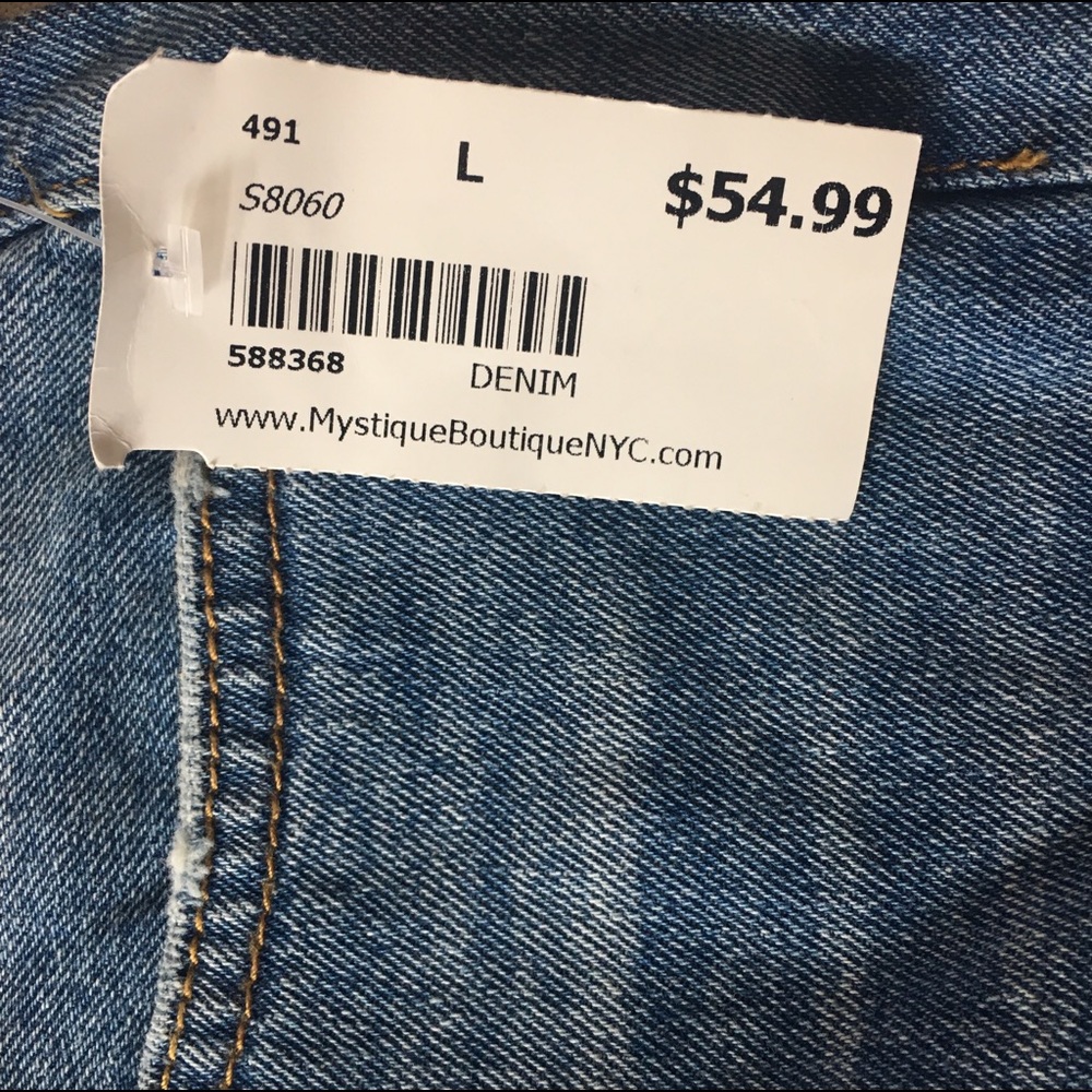 💥Hight Waisted Patched Jeans 💥 Size M/L - Picture 7 of 7