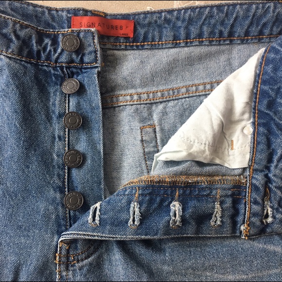 💥Hight Waisted Patched Jeans 💥 Size M/L - Picture 6 of 7