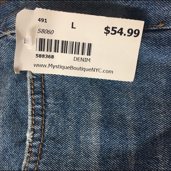 💥Hight Waisted Patched Jeans 💥 Size M/L - Picture 7 of 7