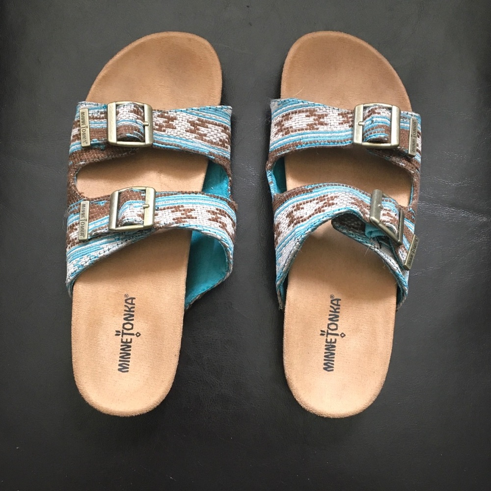 Minnetonka sandals purchased from buckle