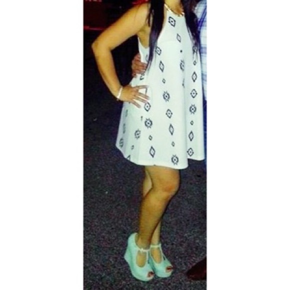 *SOLD*❤️ZARA black and white tunic dress - Picture 2 of 5