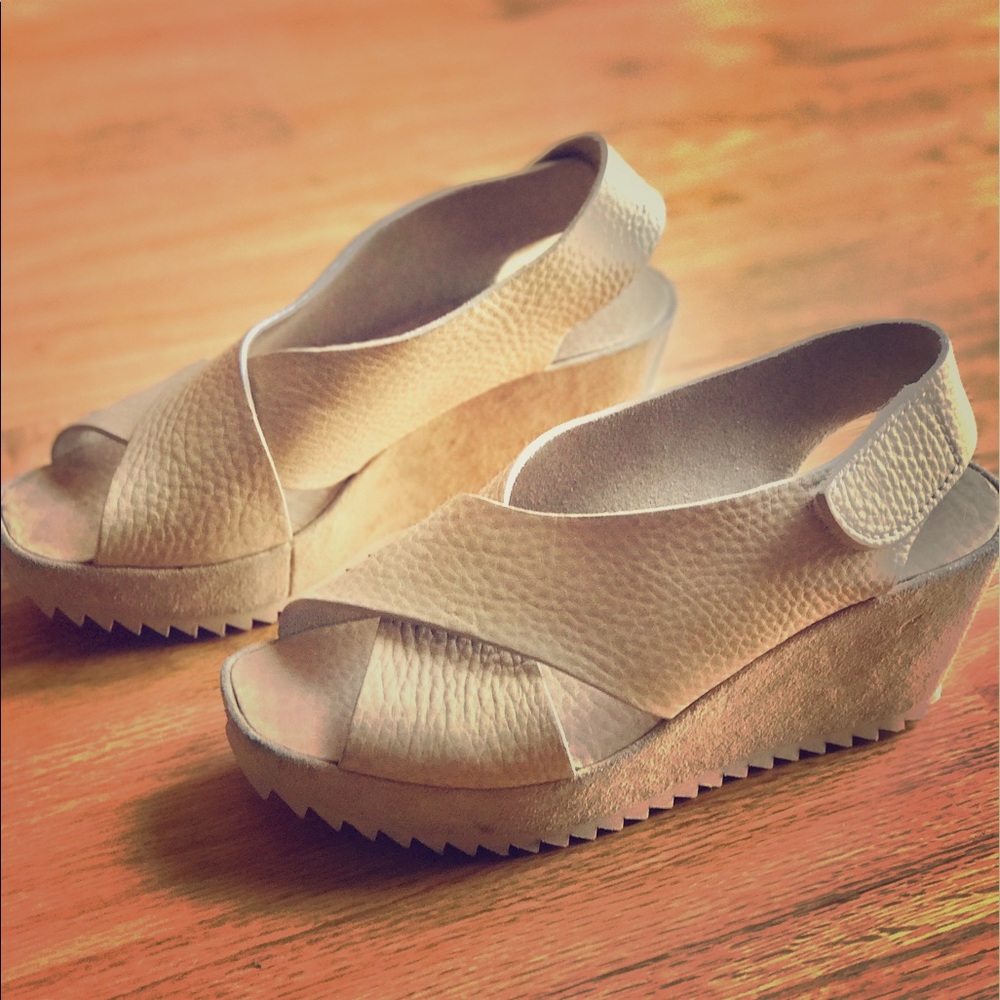 Pedro Garcia Freya Suede/Leather Wedge