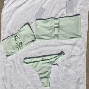 Mikoh bathing suit swimwear bikini top and bottom