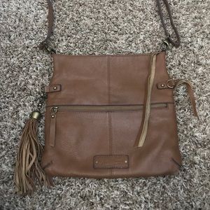 Lucky Brand brown leather purse.