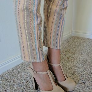 Vintage 1960's strioed pants