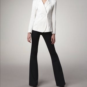 Theory black flare pants