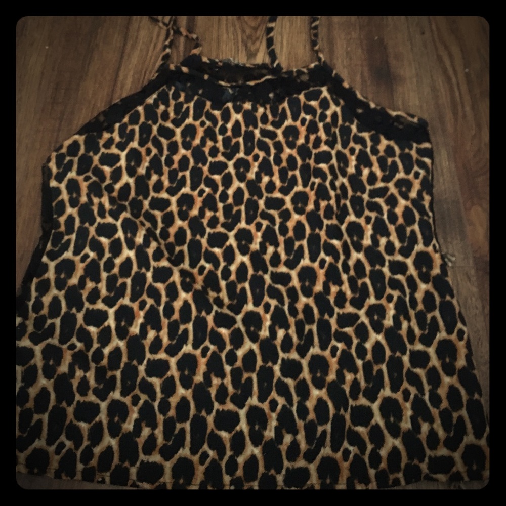 A beautiful cheetah top, and adorable shorts