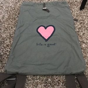 Life is Good sling bag