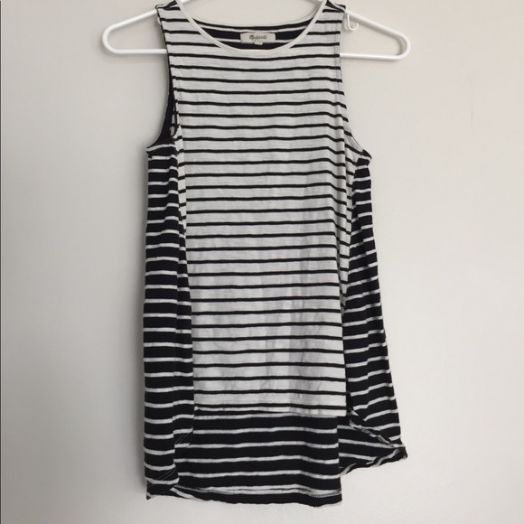 VGUC Madewell forward seam slub tank in XXS. - Picture 4 of 8