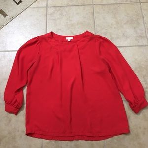 Charming Charlie's red blouse