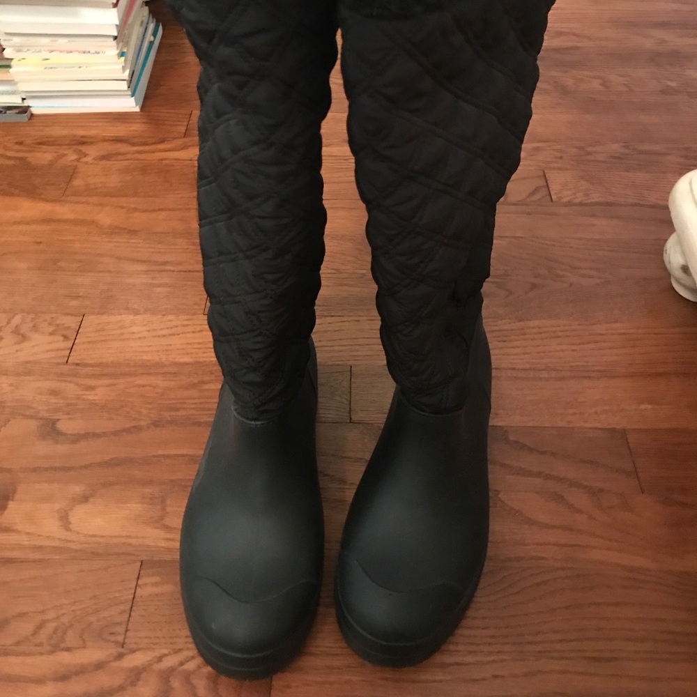 Quilted Rainboots